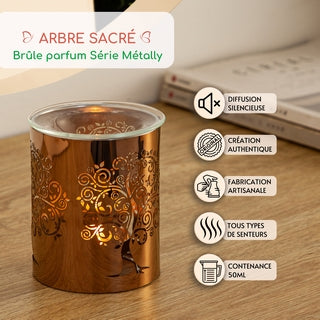 Nos brûle parfums sont conçu pour accueillir nos fondants parfumés ainsi que nos huiles de diffusions. 
Le brûleur couplé à une bougie chauffe plat fait fondre le galet de cire qui va diffuser son odeur dans tous votre intérieur plus facilement et plus rapidement qu’une bougie.

De forme, couleur, et style différents cela permet de choisir le diffuseur qui correspondra à votre décoration intérieur. 

